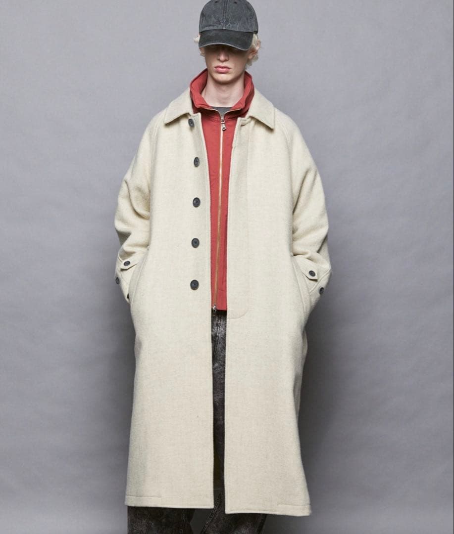 MAISON SPECIAL プライムオーバーステンカラーコート MAISON SPECIAL（メゾンスペシャル）の「《UNISEX》Prime-Over Wool