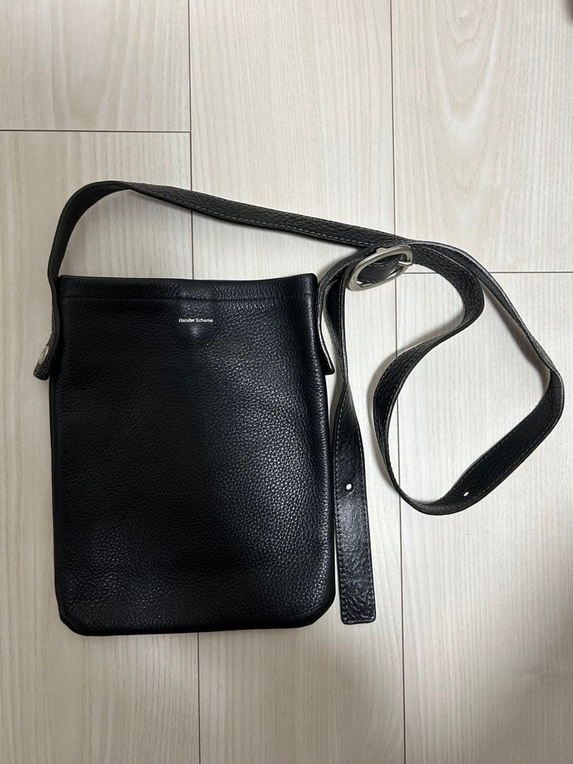 Hender scheme one side belt bag small 黒 Hender Scheme (エンダースキーマ) one side belt bag small is-rb-oss