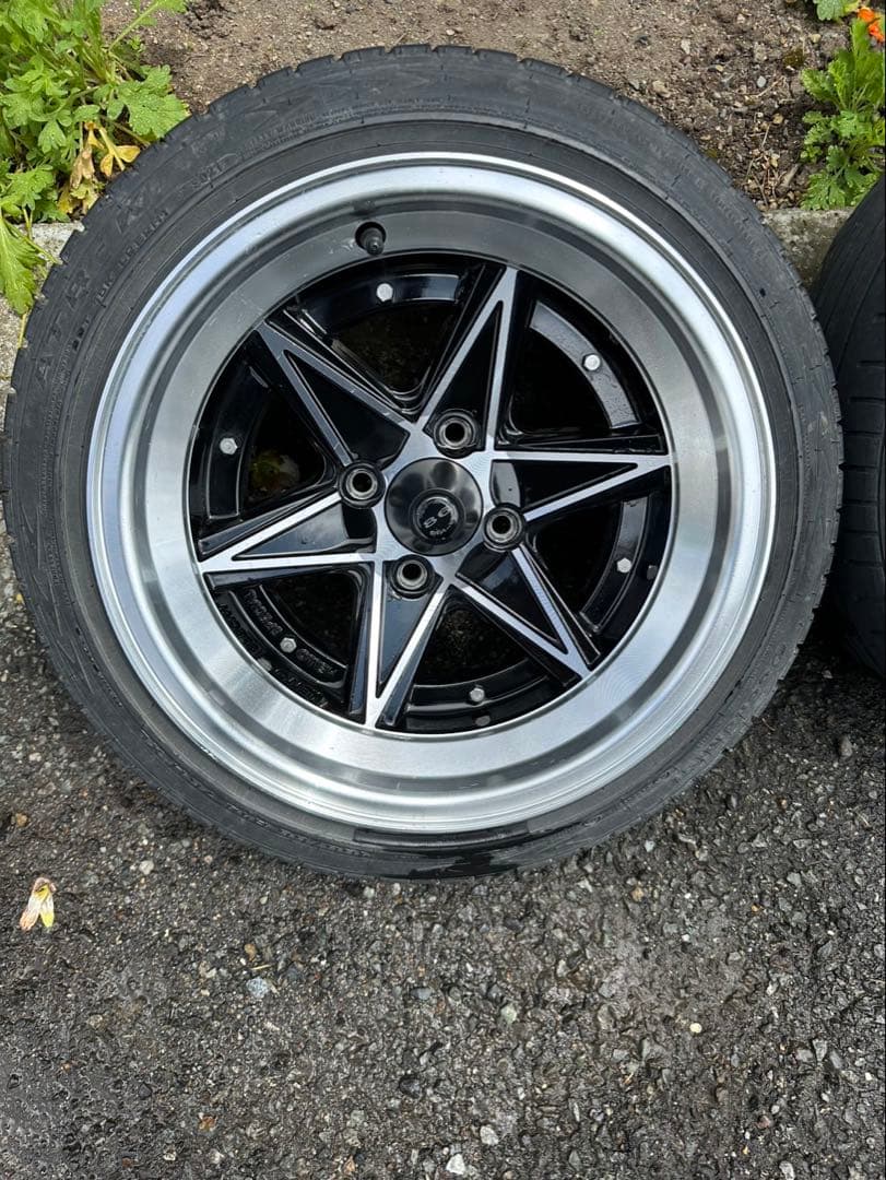 ハロースペシャル　エイトシックス14インチ エイトシックス 深リム ホイール 9J 14インチ 5穴 PCD114.3 -25 - 株式