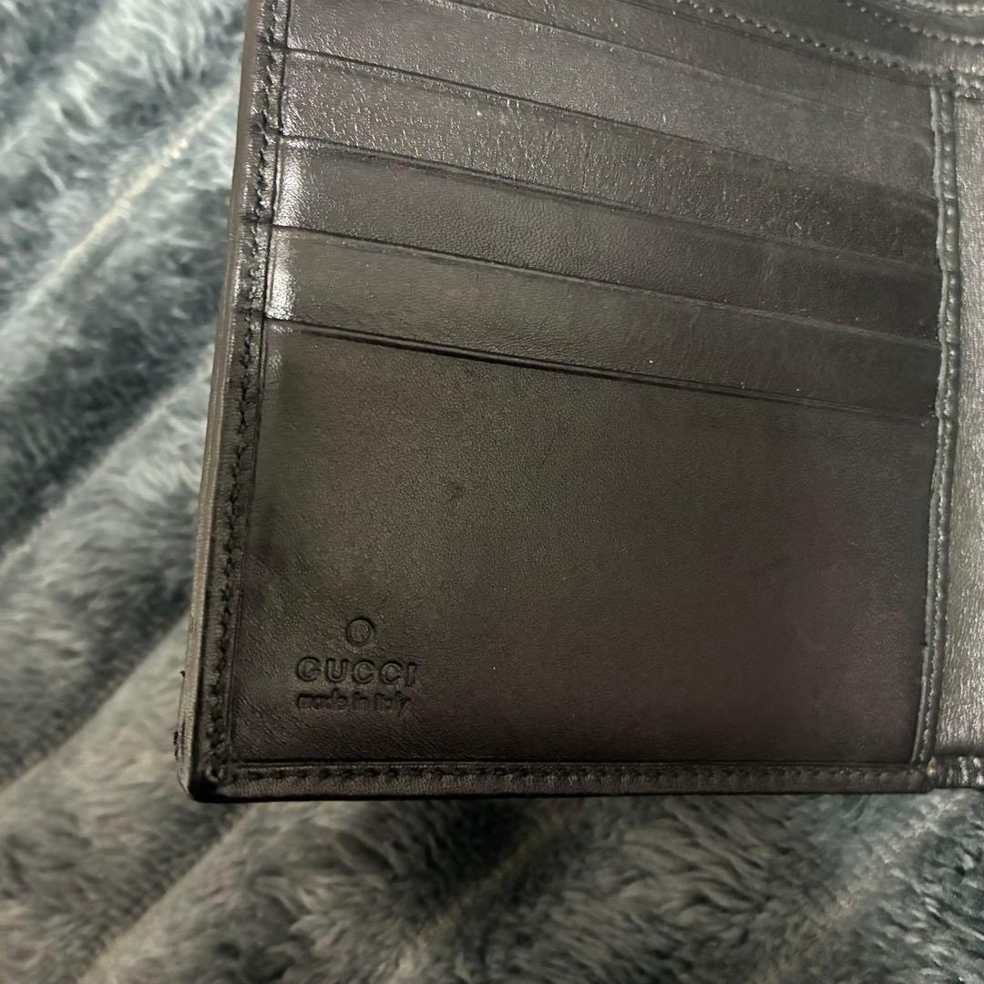 GUCCI 二つ折り財布 ジャッキー GGライン 刻印 箱付き グッチ - メルカリ