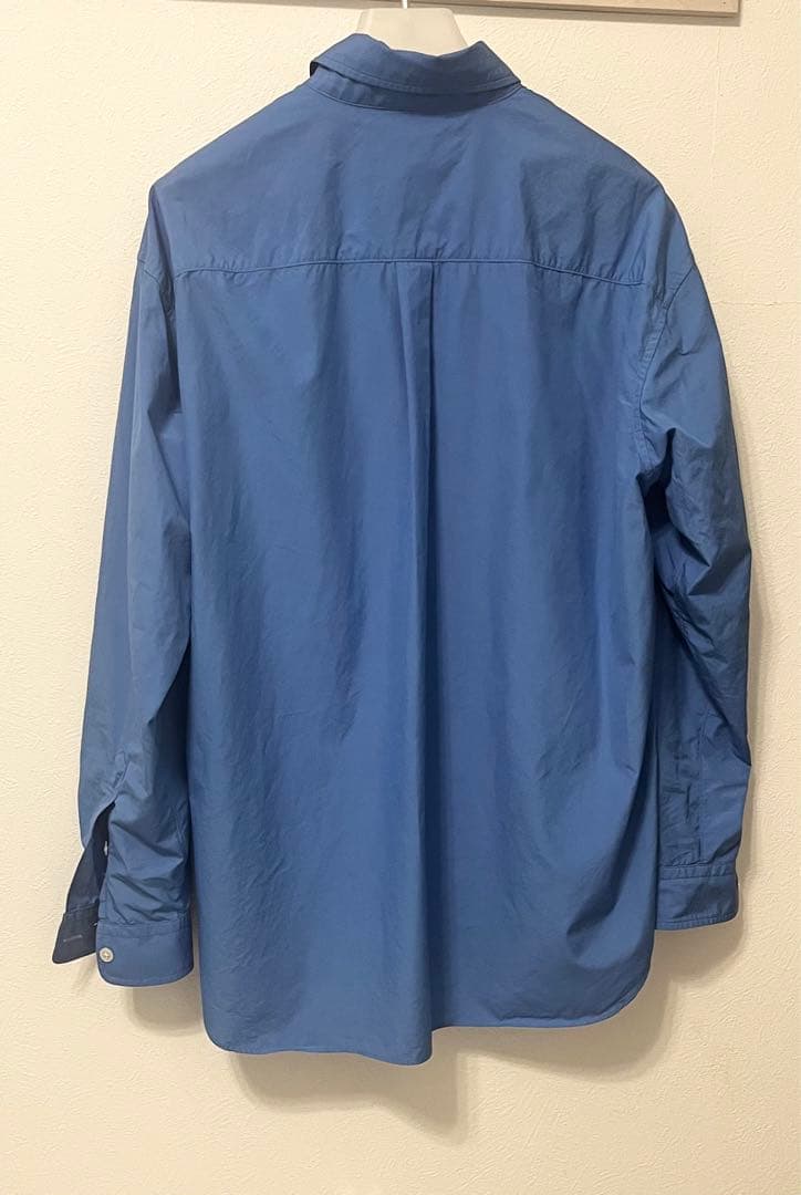CORNIER コルニエ FINX COTTON シャツ サックスブルー S - メルカリ