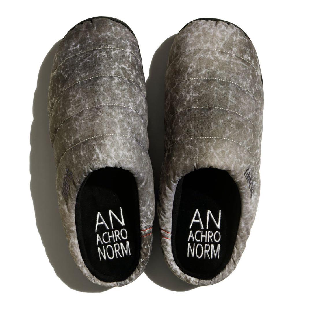 大人気 即完 スブ SUBU x ANACHRONORM 2 26.0〜27.5 ANSB001 SUBU×ANACHRONORM DIRTPAINT NYLON SANDAL WHITE