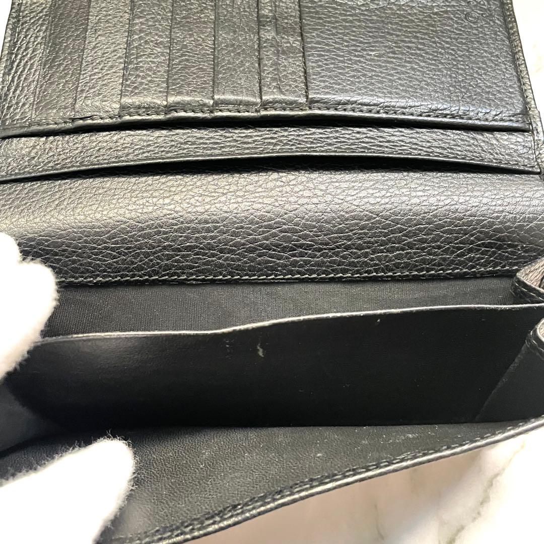 GUCCI グッチ 長財布 スタッズ インターロッキング 美品GG 0114-①
