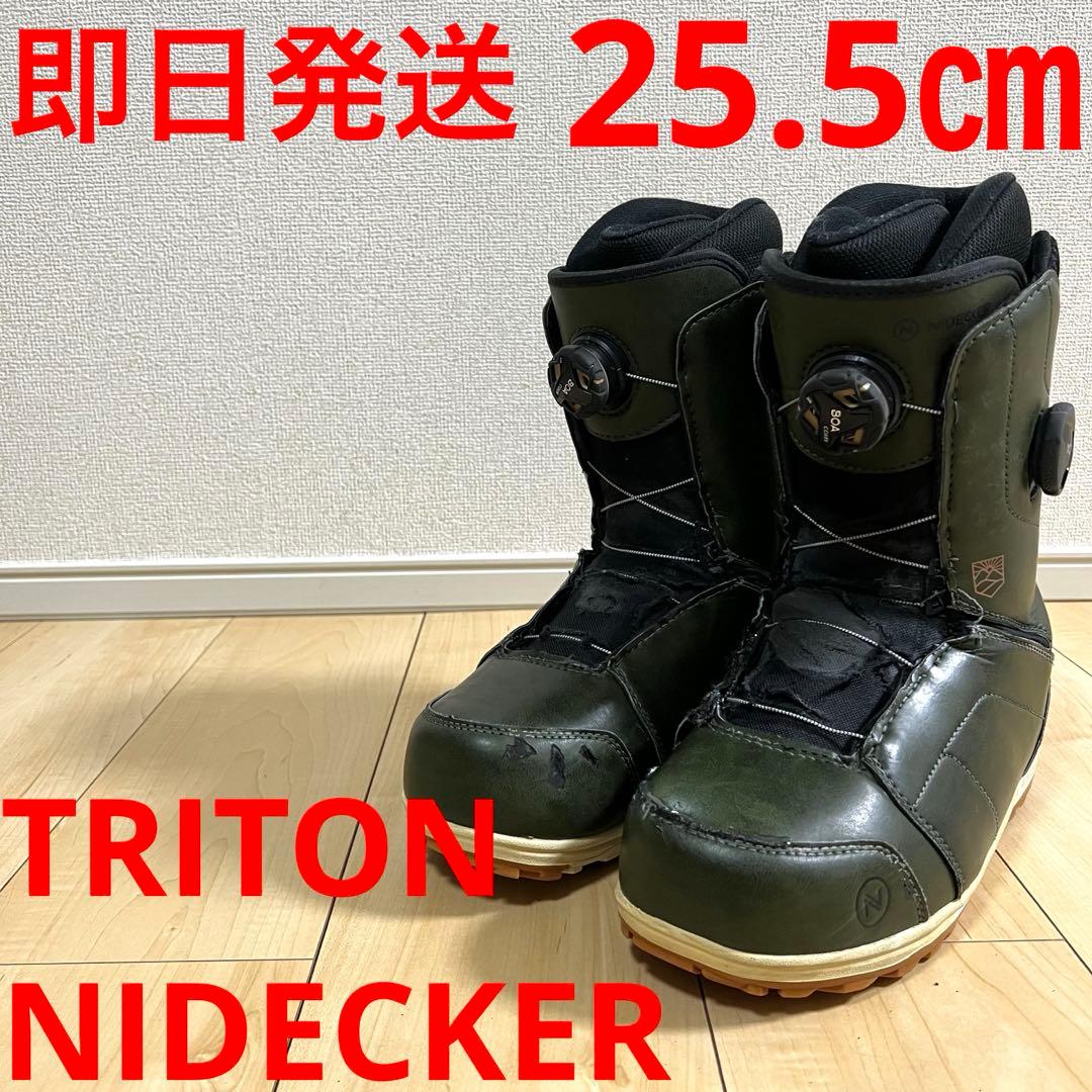 即日発送】NIDECKER スノボブーツTRITON トリトン 25.5cm - メルカリ