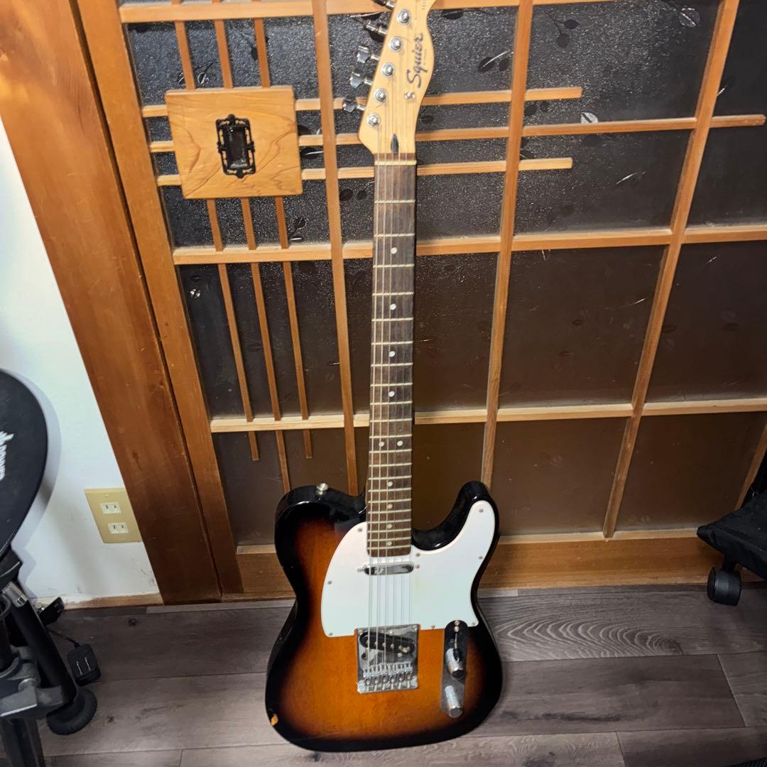 Squier Telecaster サンバースト　ジャンク SQUIER スクワイヤー テレキャスター サンバースト - メルカリ