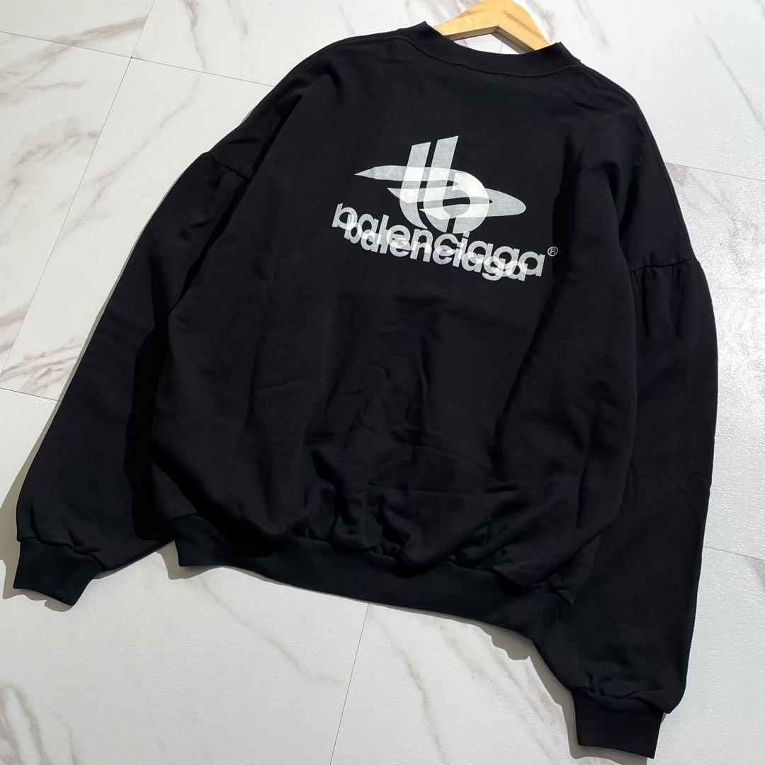 美品現行 BALENCIAGAバレンシアガ24SS レイヤードスポーツスウェット BALENCIAGA（バレンシアガ） レイヤード ロゴ刺繍 オーバーサイズ