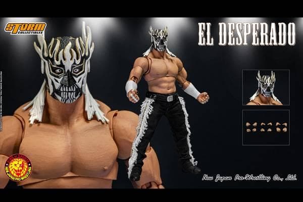 新品】エル・デスペラード フィギュア 白黒マスク ストーム