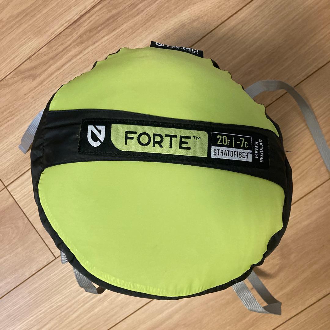 NEMO FORTE 20F Reg ニーモ 寝袋 スリーピングバッグ - メルカリ