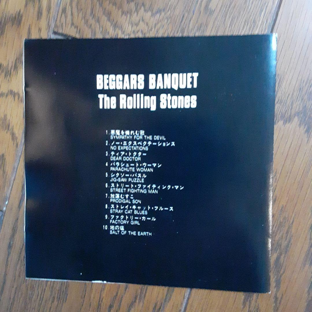 ローリングストーンズ/ベガーズ・バンケット旧規格CD シール帯付初版