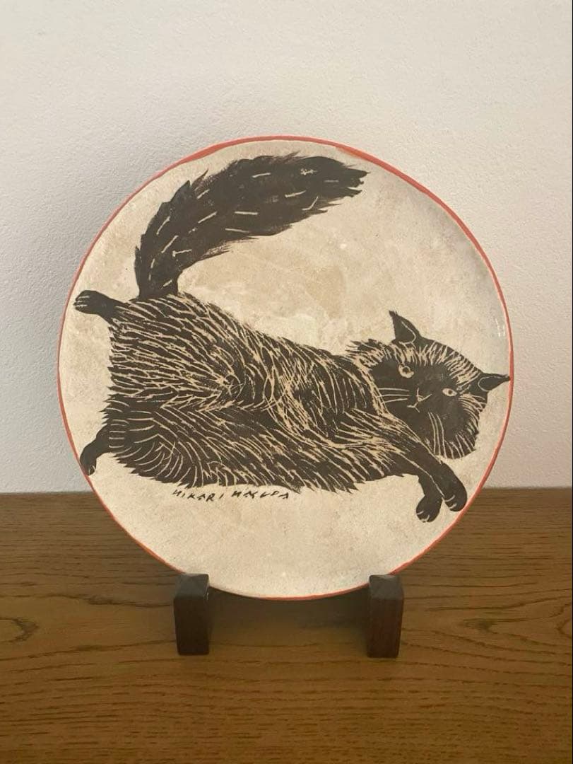 増田光 猫の壁掛け 🧸RECOMMEND🧸／ VINYL店頭にて、増田光 (@fur_fa )の陶器作品を販売中