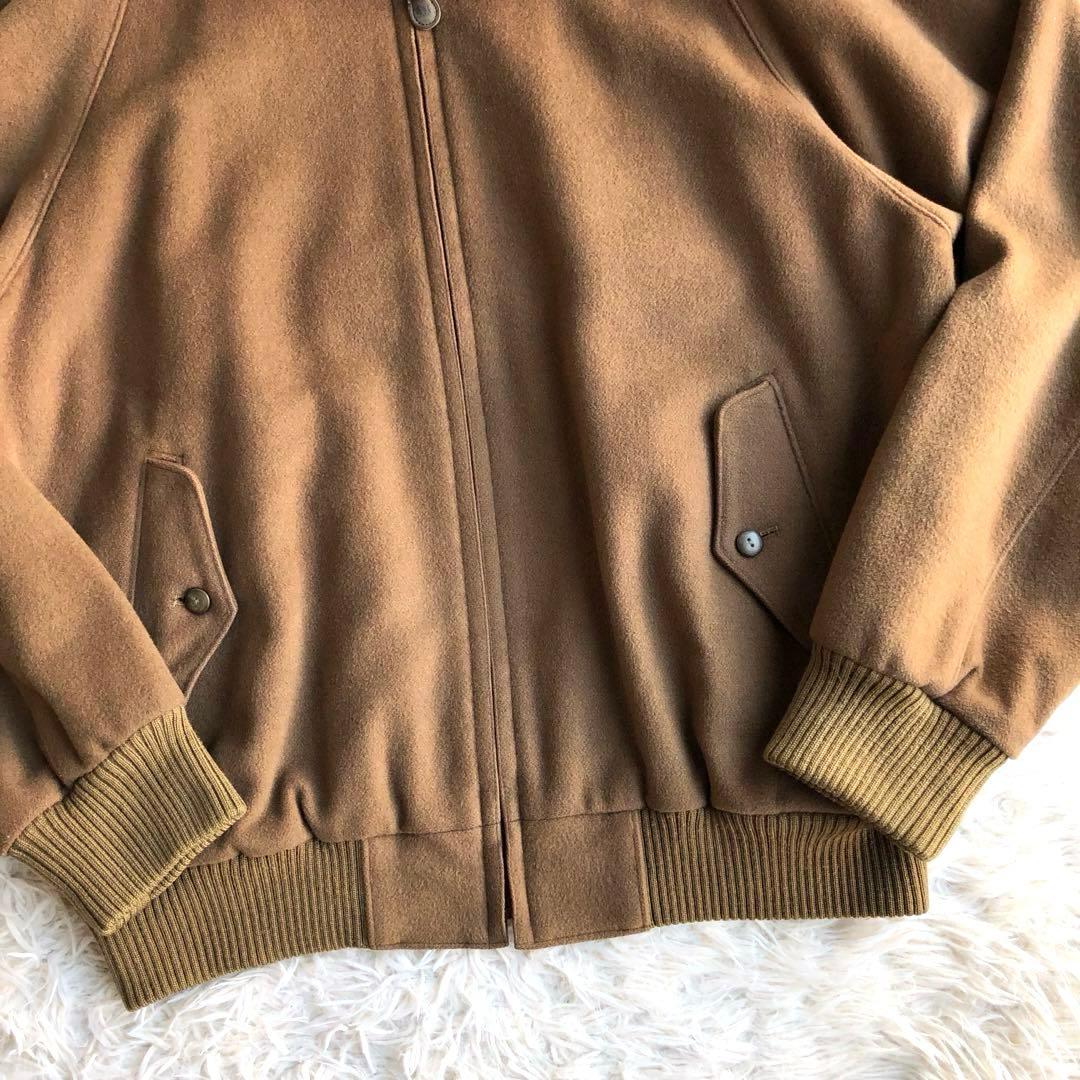 カシミヤ混 XL】グラハムヒル スイングトップ ハリントン G9 キャメル