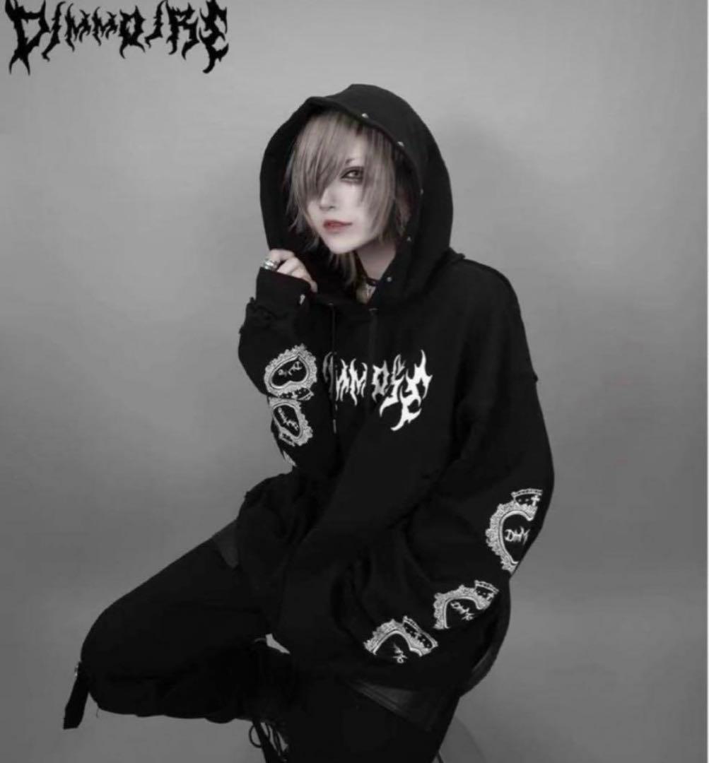 クラッシュBIGフーディー ブラック Dimmoireオンライン 通販