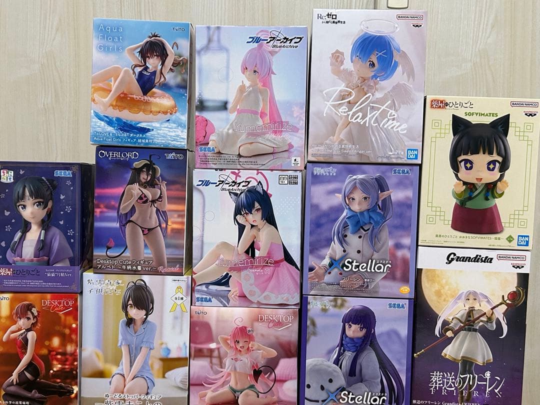 美少女プライズフィギュア　18種　まとめ売り