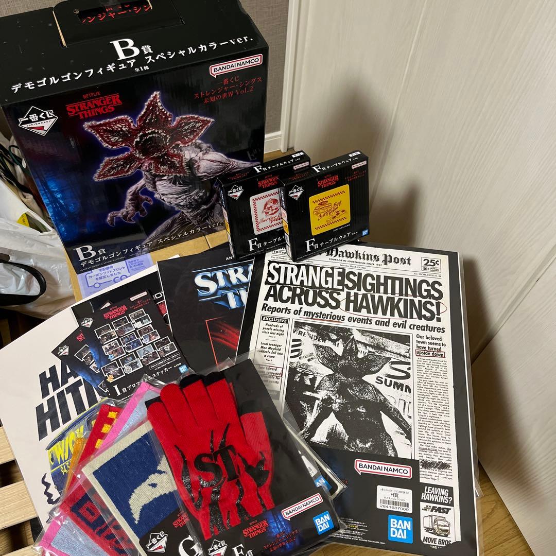 ストレンジャーシングス B賞デモゴルゴンフィギュアセット一番くじと他賞未開封 一番くじ ストレンジャー・シングス ラストワン賞 デモゴルゴン