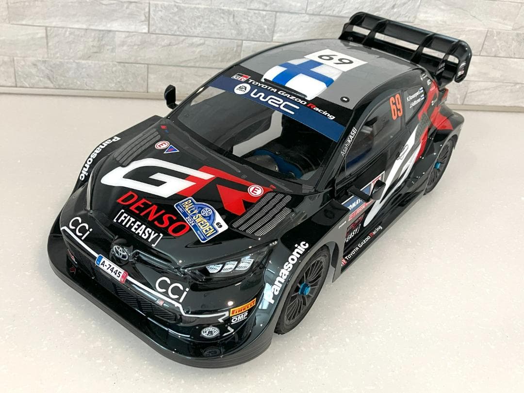 タミヤ RCボディ GRヤリス WRC2024 ラリースウェーデン ロバンペラ