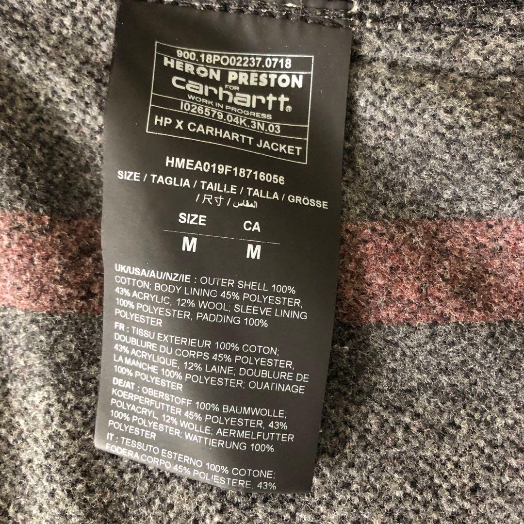 最終価格heron preston ✖︎ carhartt ジャケット 希少 - メルカリ