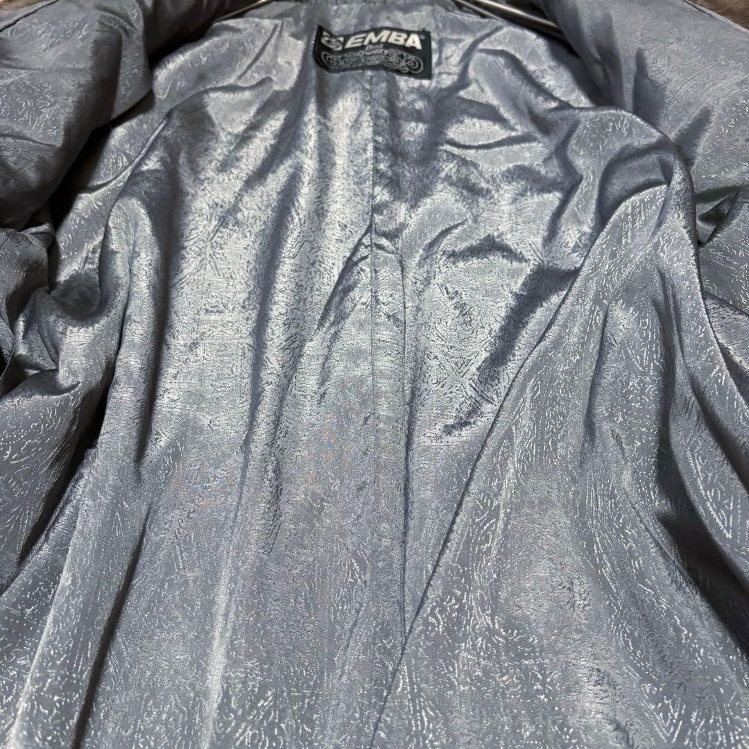 美品/EMBA/ブルーアイリス/ミンクファー/セミロングコート/15号 - メルカリ