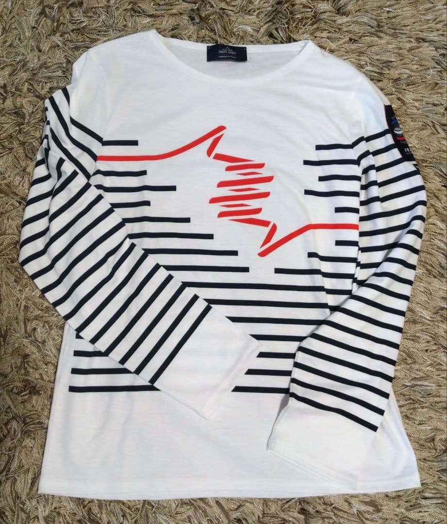 万博 フランス館 SAINT JAMES ストライプ長袖Tシャツ - メルカリ