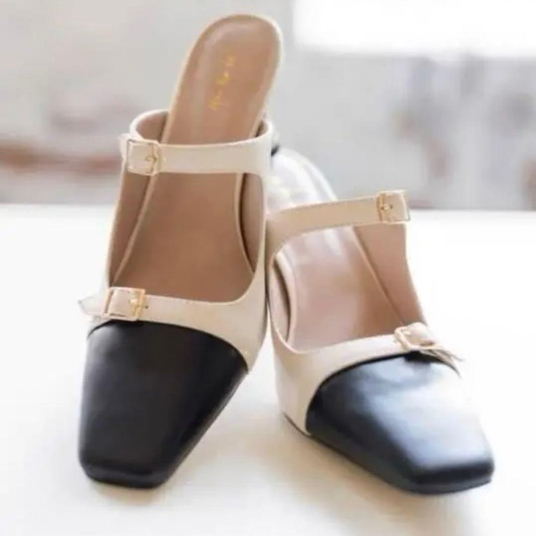 【新品】Herlipto Mademoiselle Mules 37　サンダル 2026年最新】mademoiselle mulesの人気アイテム - メルカリ
