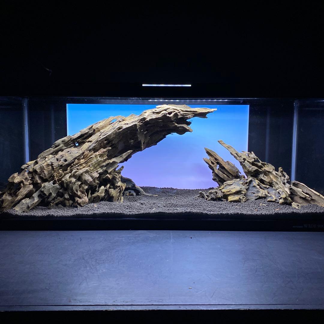MMW-6429 マシンガンウッドレイアウトセット 90cm水槽用 流木 - メルカリ