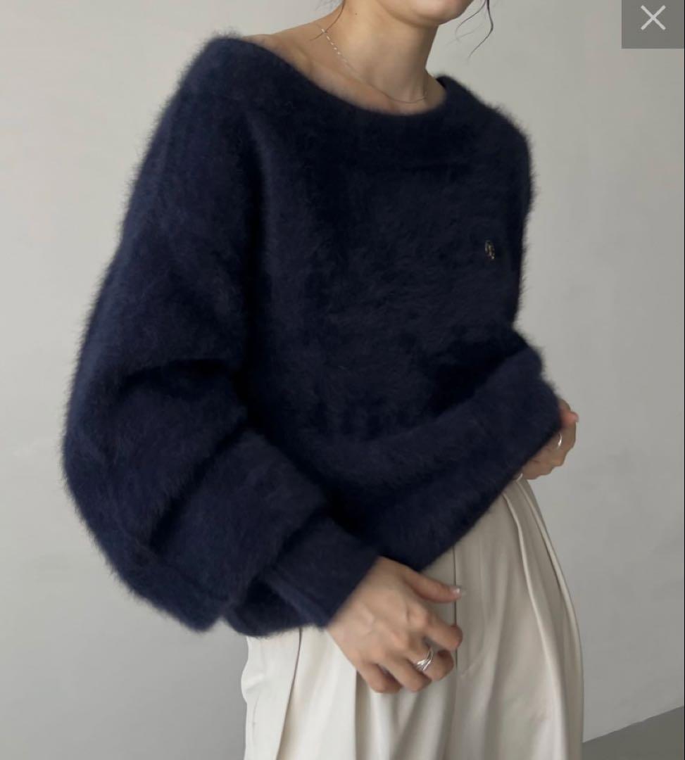 カプリシュレマージュ　FOXカシミヤボートネックニット C.L】FOXカシミアボートネックニット | CAPRICIEUX LE'MAGE(カプリ