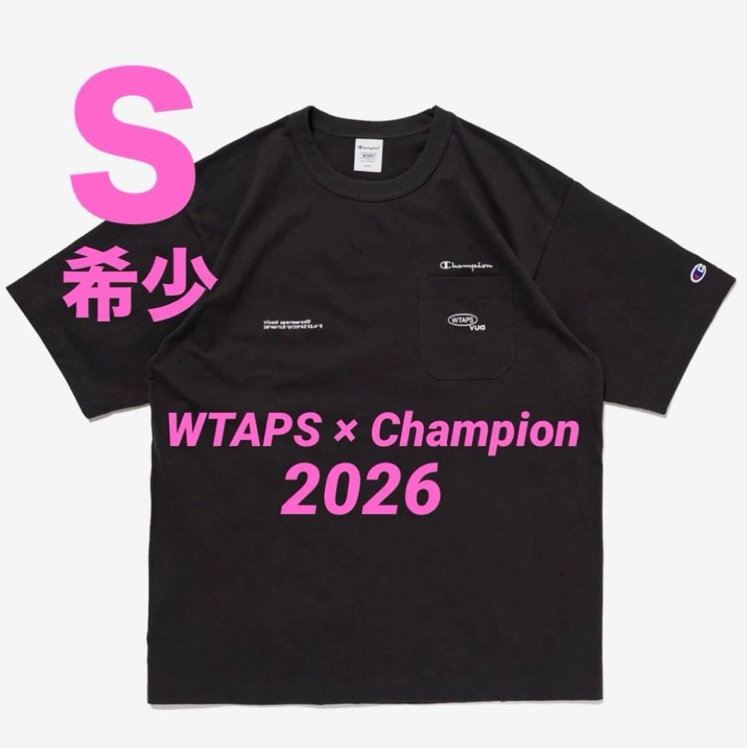 WTAPS x Champion Academy TシャツBlack Sサイズ WTAPS（ダブルタップス） x Champion チャンピオン 20AW ACADEMY/SS
