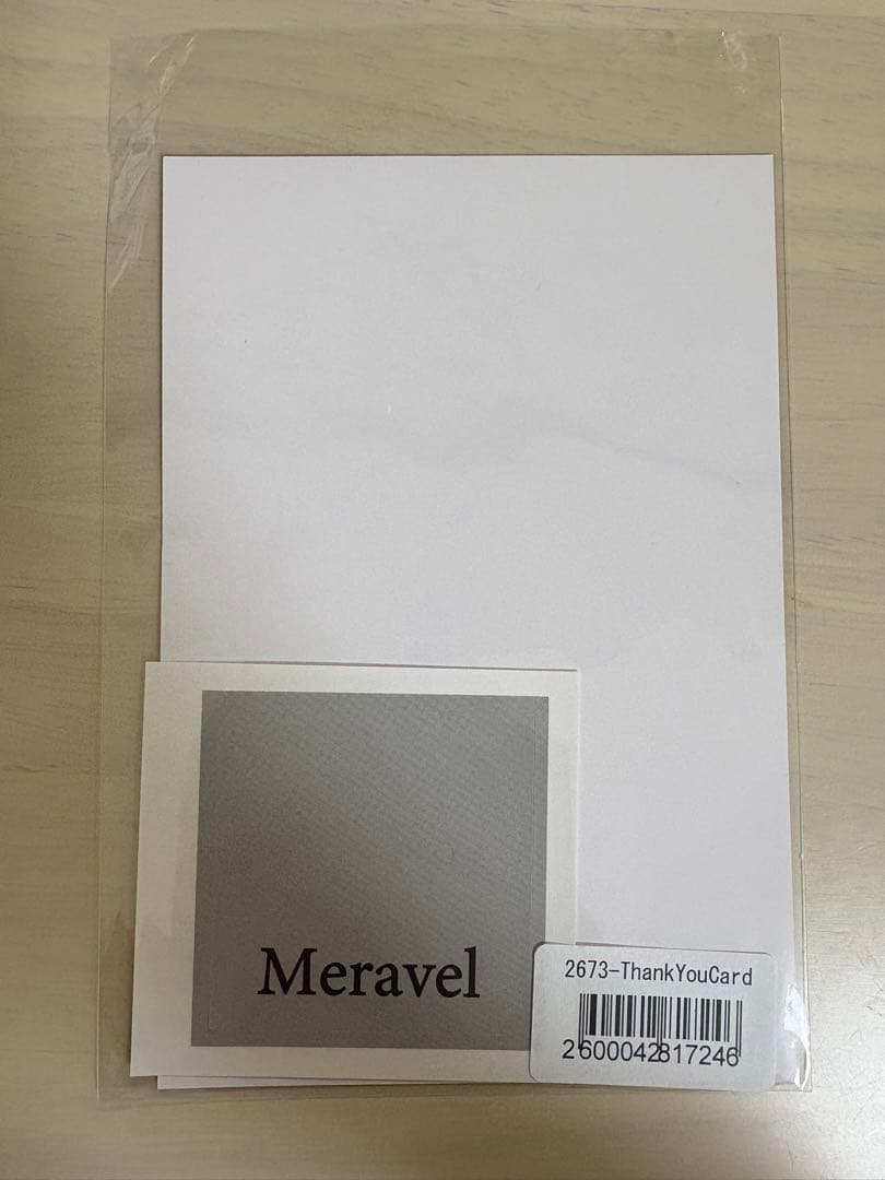 サンクスカード付】Meravel ミーラベル Tシャツ ホワイト 高橋志津奈