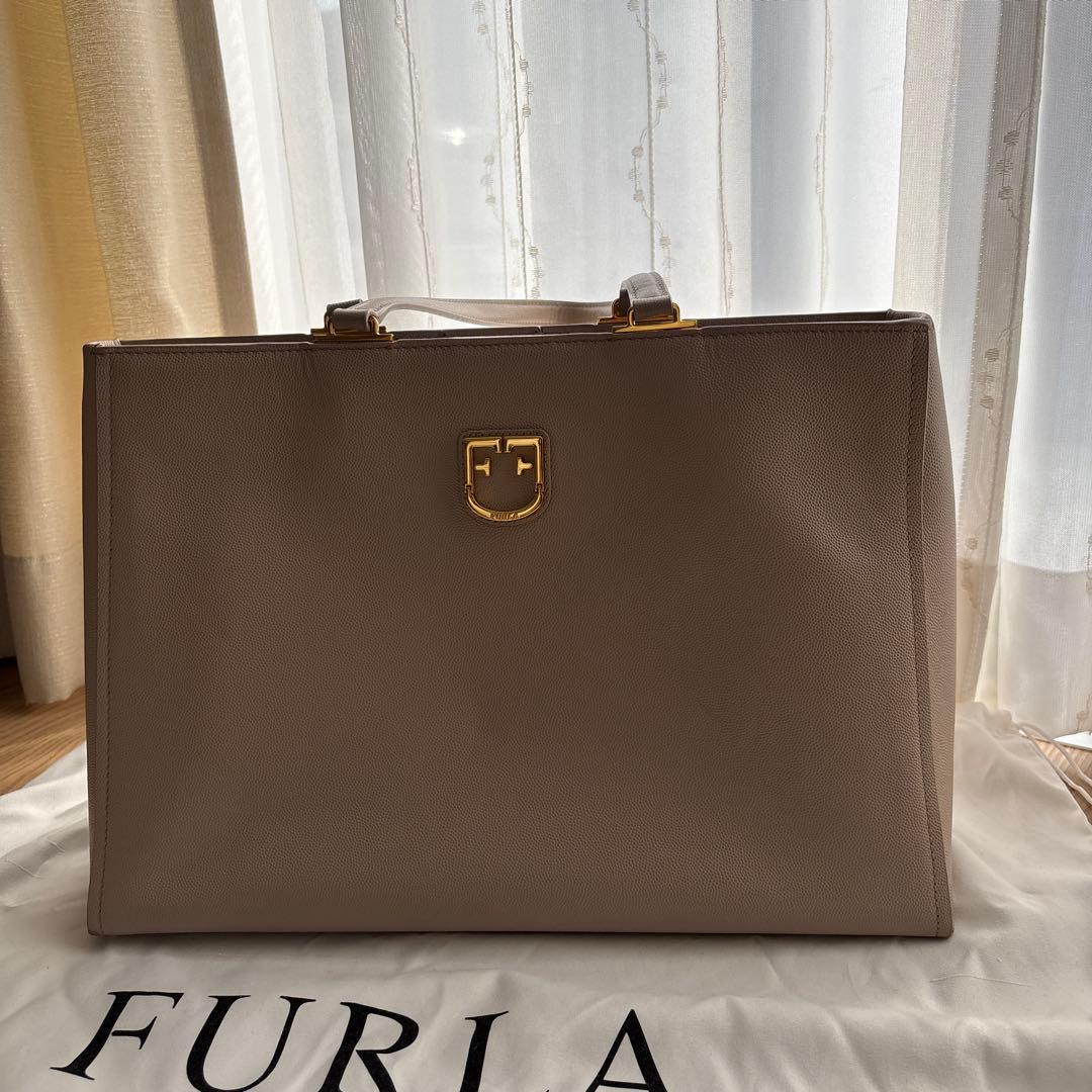 あめ美品　FURLA トートバッグ　ベージュ フルラ FURLA バッグ （ベージュ） - ファッション通販 MAGASEEK
