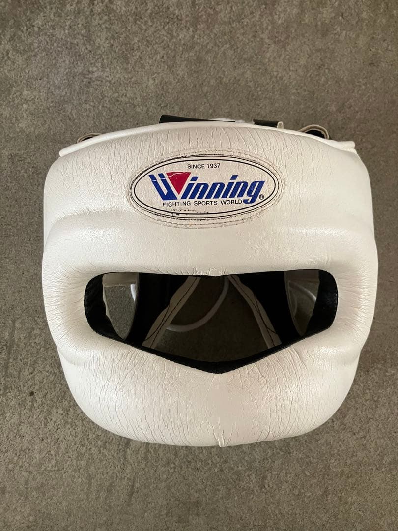 Winning ヘッドギア フルフェイス軽量タイプ ホワイトM FG-5000 - メルカリ