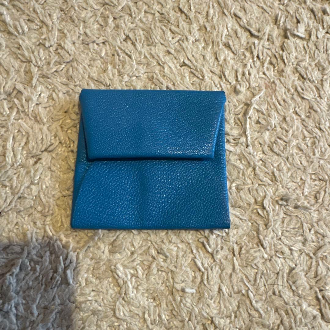よっしーさん専用　HERMES 青いレザーケース ストッパー付き 牛革 アタッシュケース | マスミ鞄嚢株式会社 | Japan