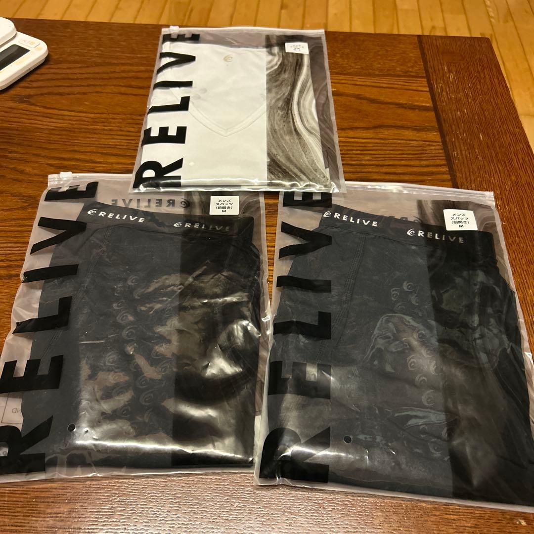 RELIVEリライブ インナー L 半袖 スパッツ 前開き Mブラック 未使用品 楽天市場】【公式】 リライブ メンズ スパッツ 前開き タイプ 【 特許