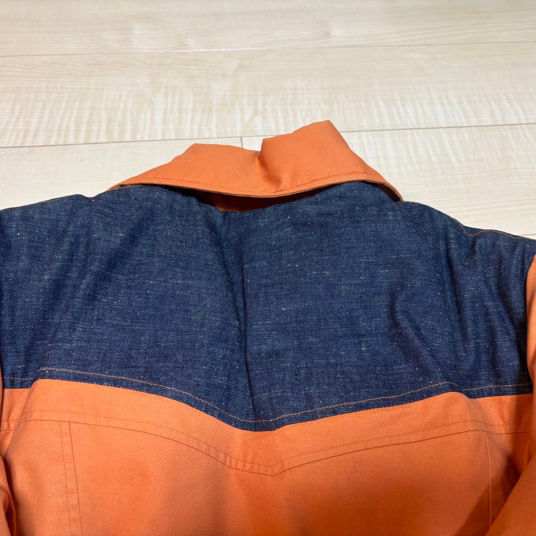 Levi's RED TAB ダウンジャケット オレンジ 濃紺デニム Mサイズ - メルカリ