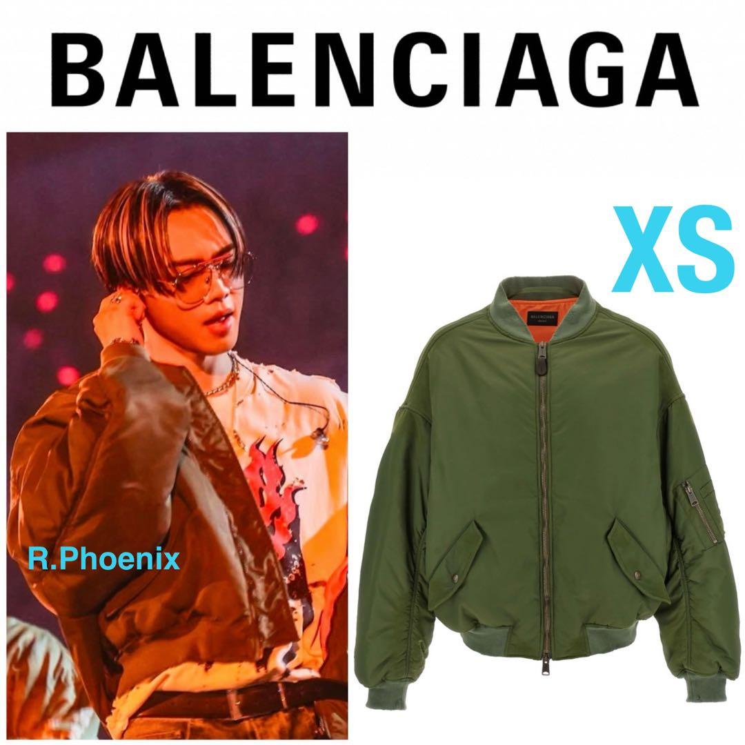 BALENCIAGA】OFF SHOULDER BOMBER XS - メルカリ