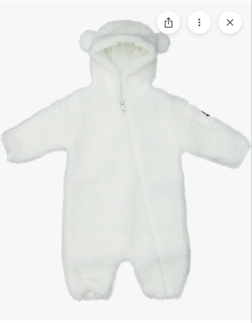 早い者勝ち！Moncler Enfant TEDDY BAIN GROW Moncler Enfant Girls Down Teddy Fleece Audrieu Jacket in Beige