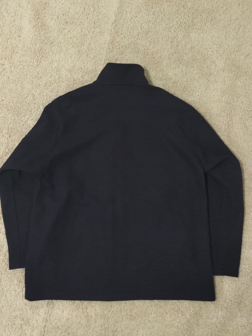 コモリ COMOLI 16AW フェルトンブルゾン ウールジャケット紺ネイビー