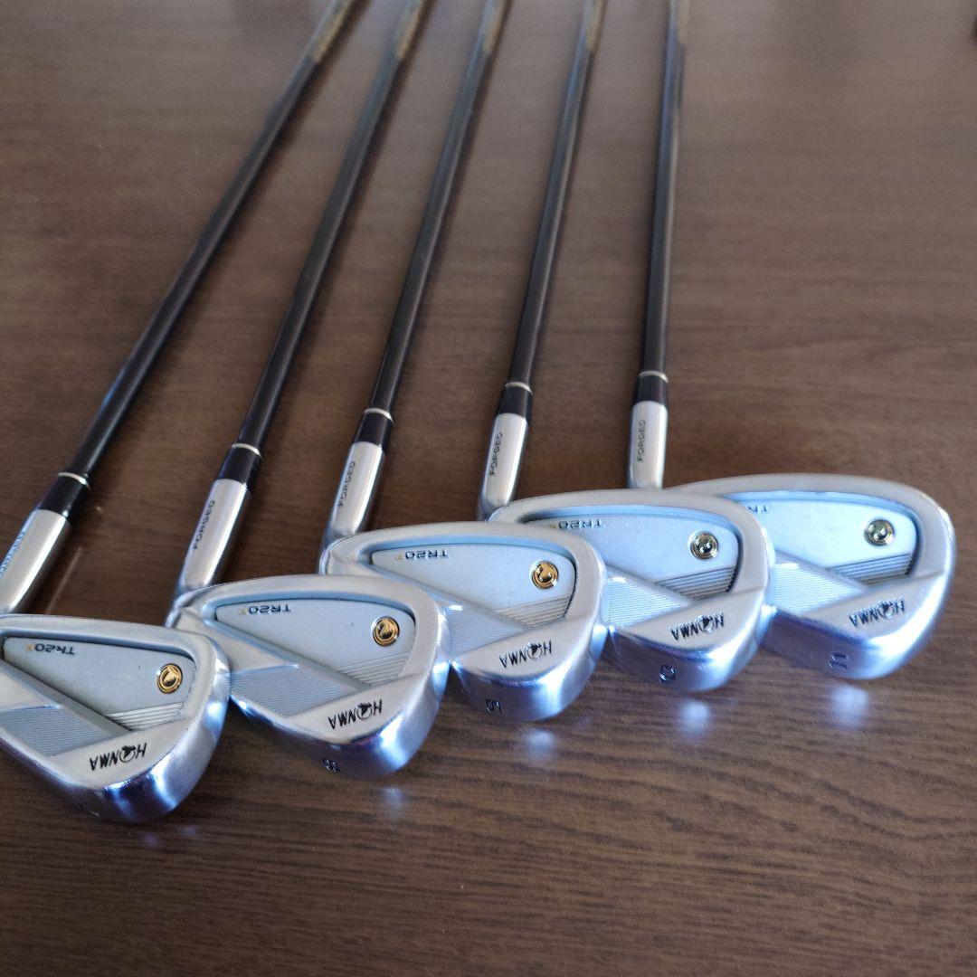 【最終特価、1/29発送】HONMA TR20P #7〜#11 本間ゴルフ ホンマゴルフ 中古アイアンセット TR20P FORGED 7本の商品