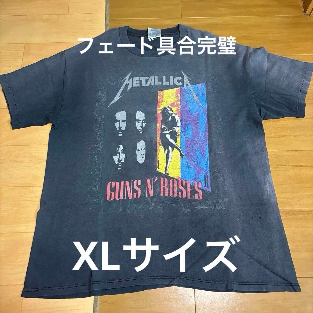GUNS N' ROSES × LLICA バンドTシャツ Tシャツ GUNS N' ROSES ロックT メンズ レディース ライズ バンドT