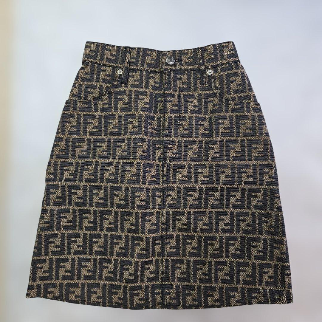 美品　FENDI 　フェンディ ズッカ柄タイトスカート　26インチ 2026年最新】Yahoo!オークション -「スカート」(フェンディ)の中古品