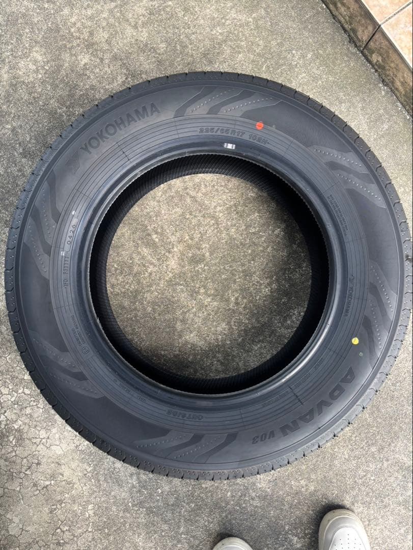新車外し】YOKOHAMA ADVAN V03 225/65R17 4本セット - メルカリ