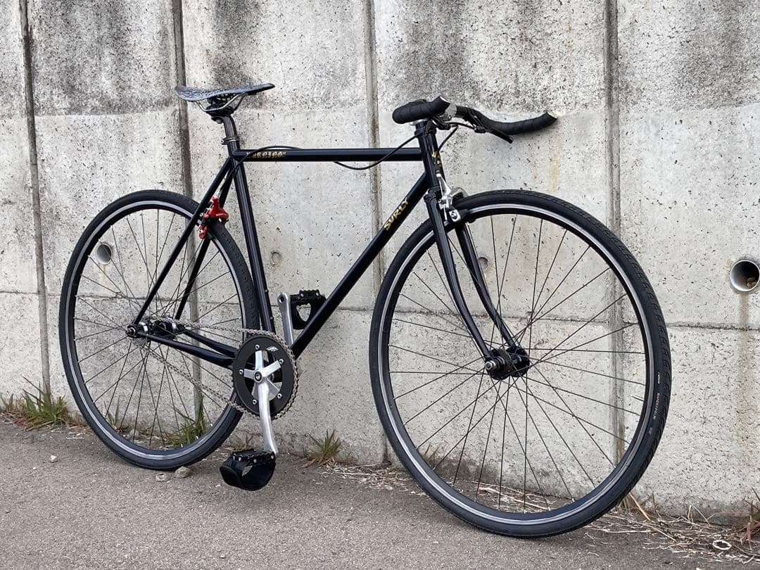 関東送料無料サーリー スチームローラー ピストSurlySteamroller 美品 サーリー SURLY スチームローラー STEAMROLLER 2023年 ピスト