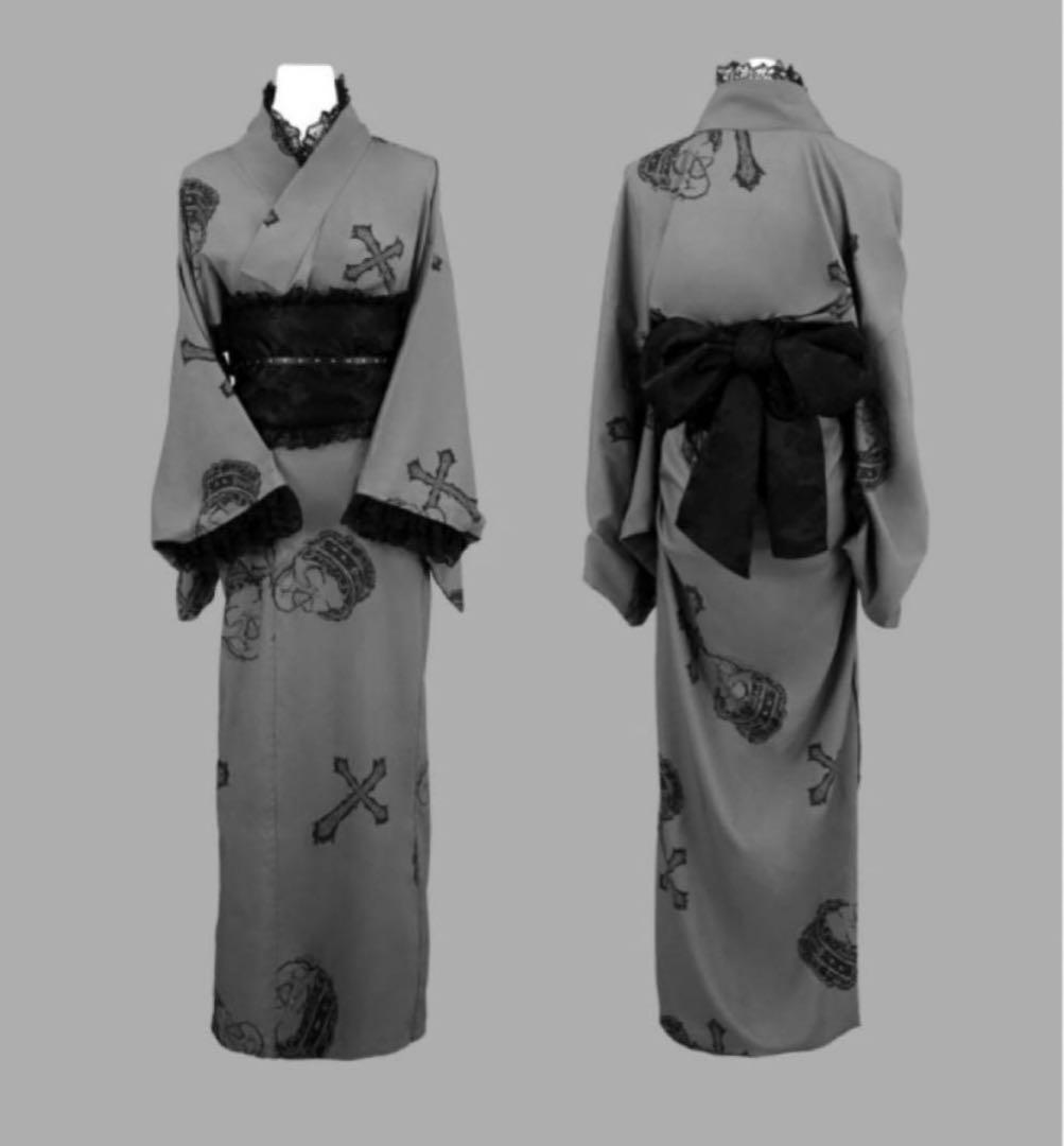 dim moire ディムモア浴衣セット【Gray】 ♥💀 𝑫𝒊𝒎𝑴𝒐𝒊𝒓𝒆 𝑺𝒖𝒎𝒎𝒆𝒓𝑪𝒐𝒍𝒍𝒆𝒄𝒕𝒊𝒐𝒏