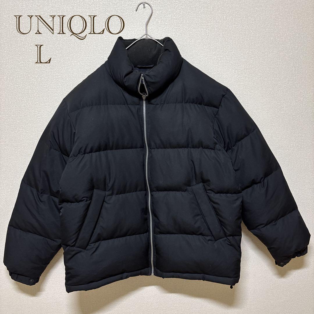 UNIQLO オールドユニクロ ブラック ダウンジャケット L 90s - メルカリ