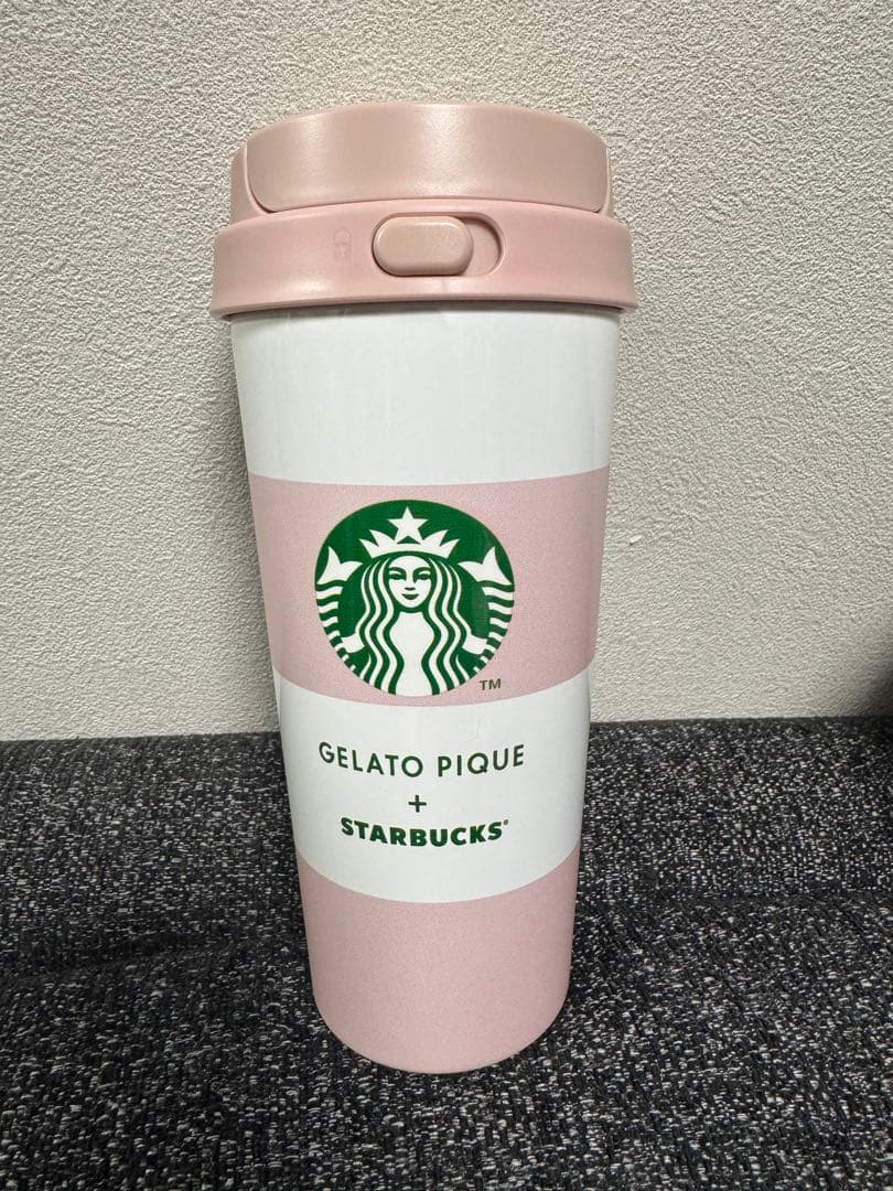 スターバックス ジェラピケコラボ ステンレスボトル ピンク473ml