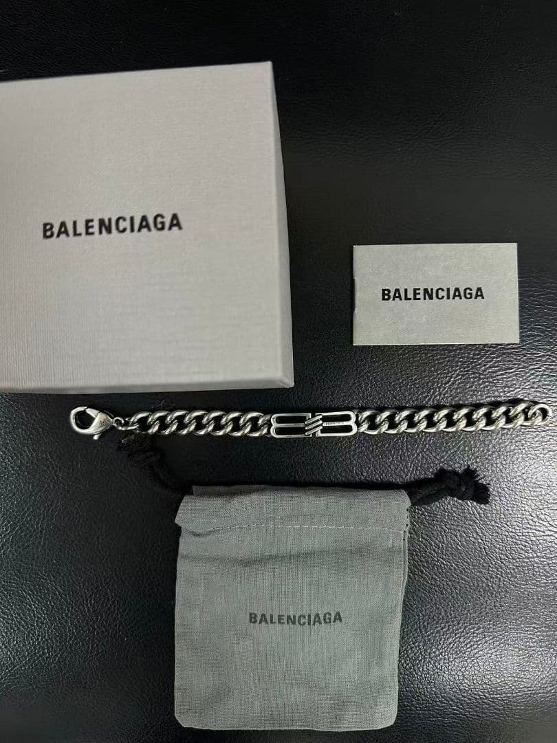 BALENCIAGA チェーンブレスレット 新品同様 クラシック