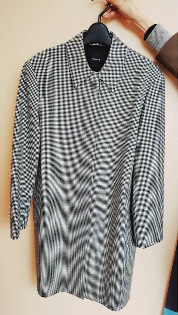 セオリー　Tailor Check CL Car Coat B セオリー Tailor Check CL Car Coat B - メルカリ