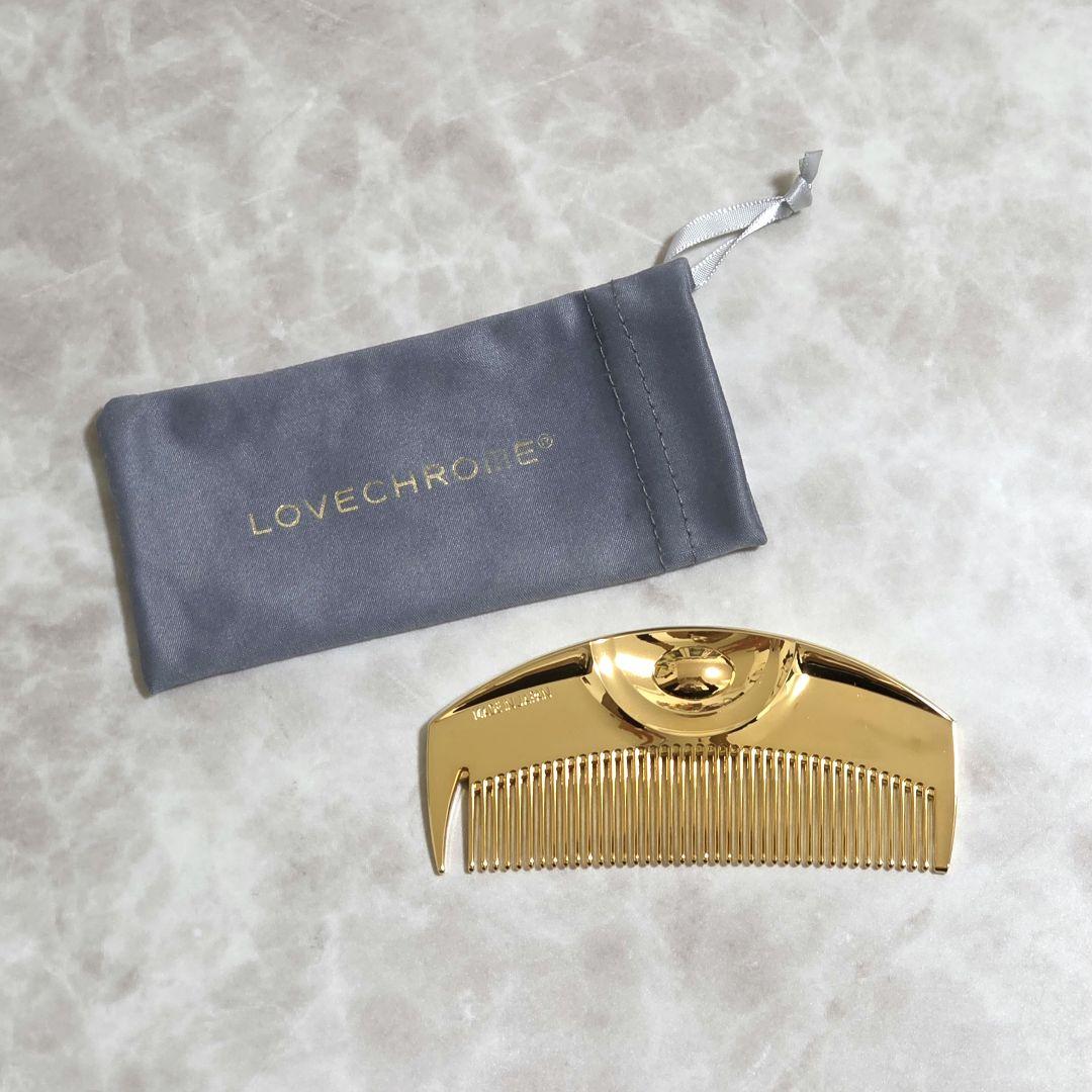 LOVECHROME ラブクロム 24KGP ゴールド ラブクロム (R) K24GP スタイリングコーム ゴールド ヘアコーム くし