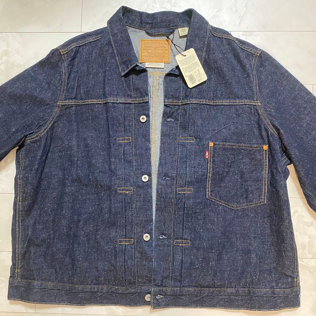 Tバック リーバイス PREMIUM TYPE I トラッカージャケット木村拓哉 大人気 キムタク着タイプ リーバイス 1st TYPE1 デニム ダーク