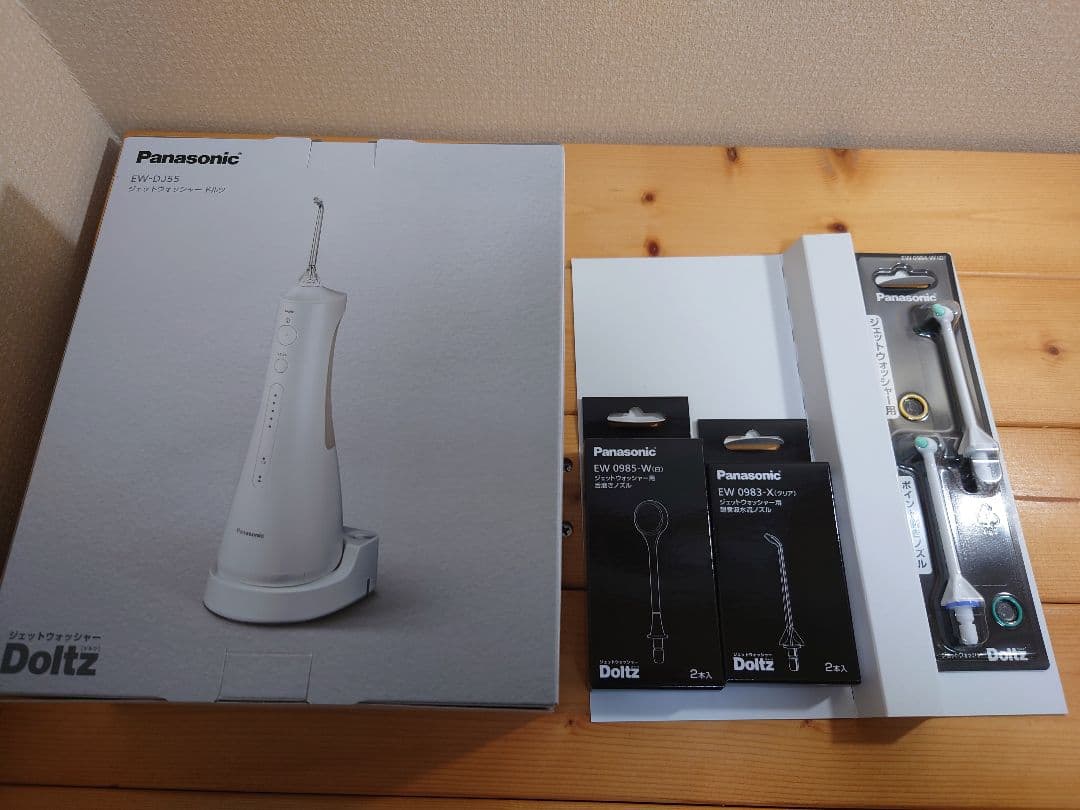 新品未使用　Panasonic ジェットウォッシャー ドルツ　EW-DJ55-W 概要 ジェットウォッシャー ドルツ EW-DJ55 | オーラルケア（電動