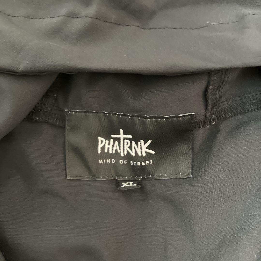 ⭐︎極美品人気デザイン⭐︎PHATRNK ナイロンジャケット ロゴ フード