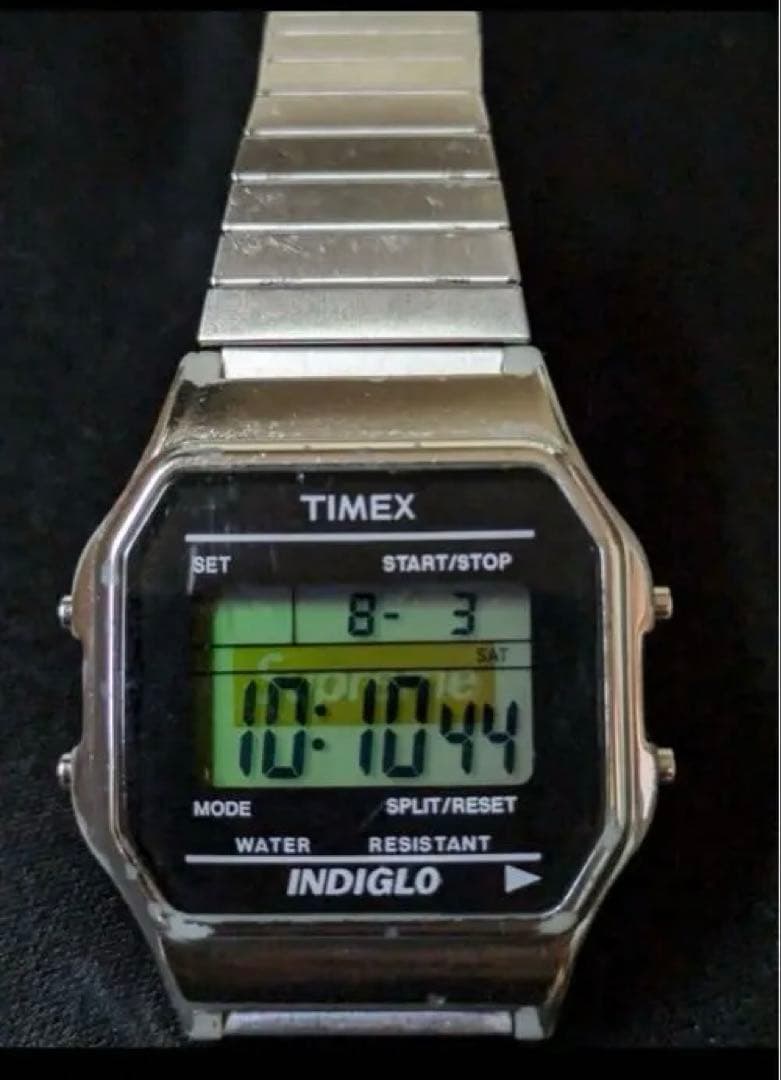 モス　Supreme x Timex Digital Watch SUPREME シュプリーム☆Timexデジタル時計 (Supreme/デジタル時計) 350